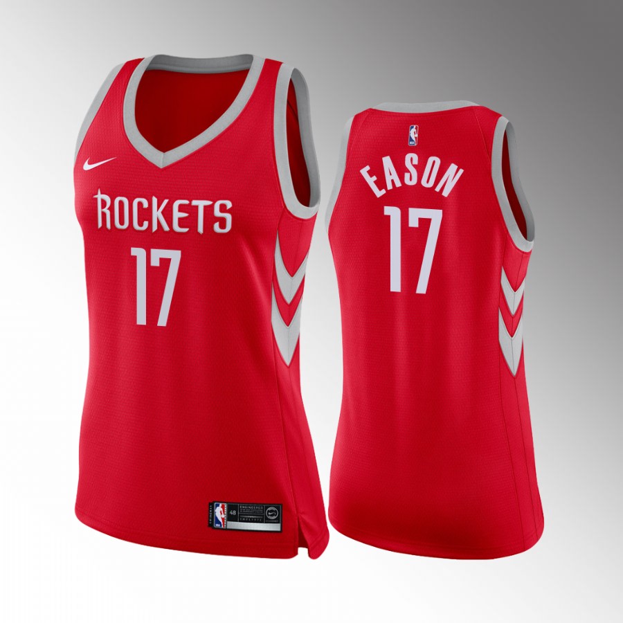 Tari Eason Houston Rockets Red Icon Edition Women Jersey Draft