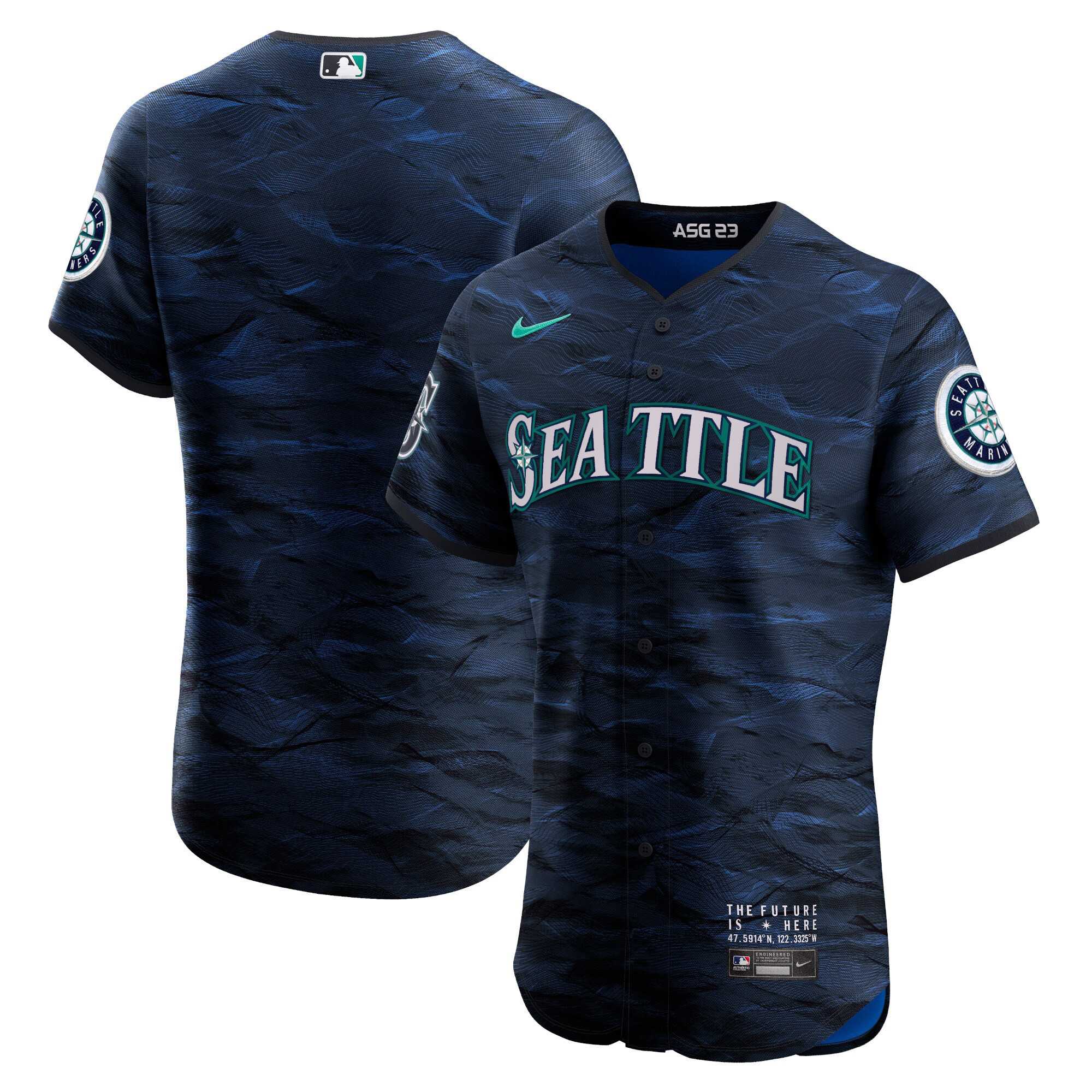 Team Men's Seattle Mariners All-Star Game Royal Jersey