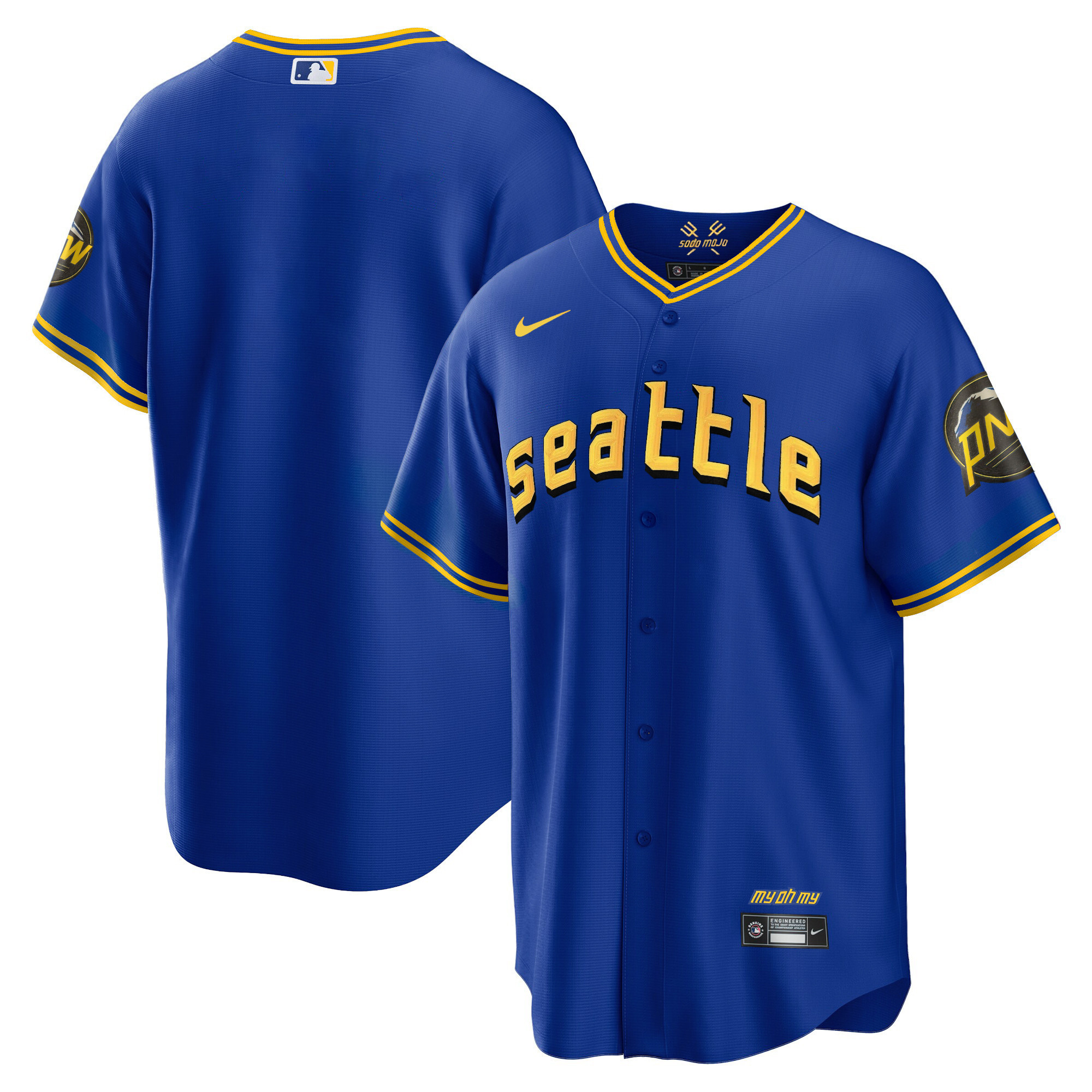 Team Men's Seattle Mariners City Connect Edition Cool Base Jersey
