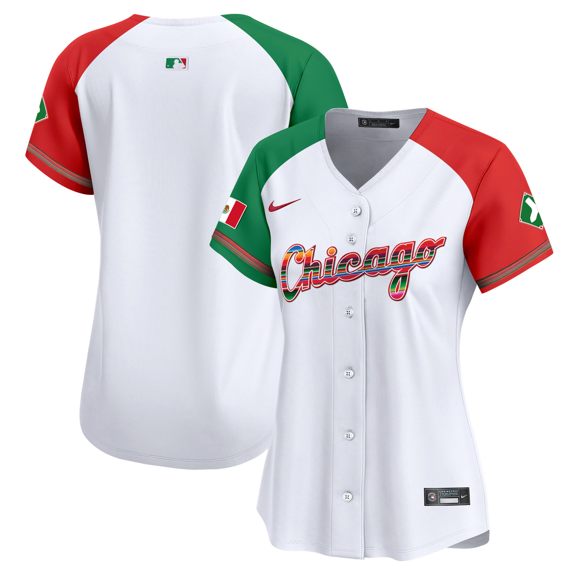 Team Women's Chicago White Sox Mexico Vapor Premier Limited V3 Alternate Jersey - All Stitched