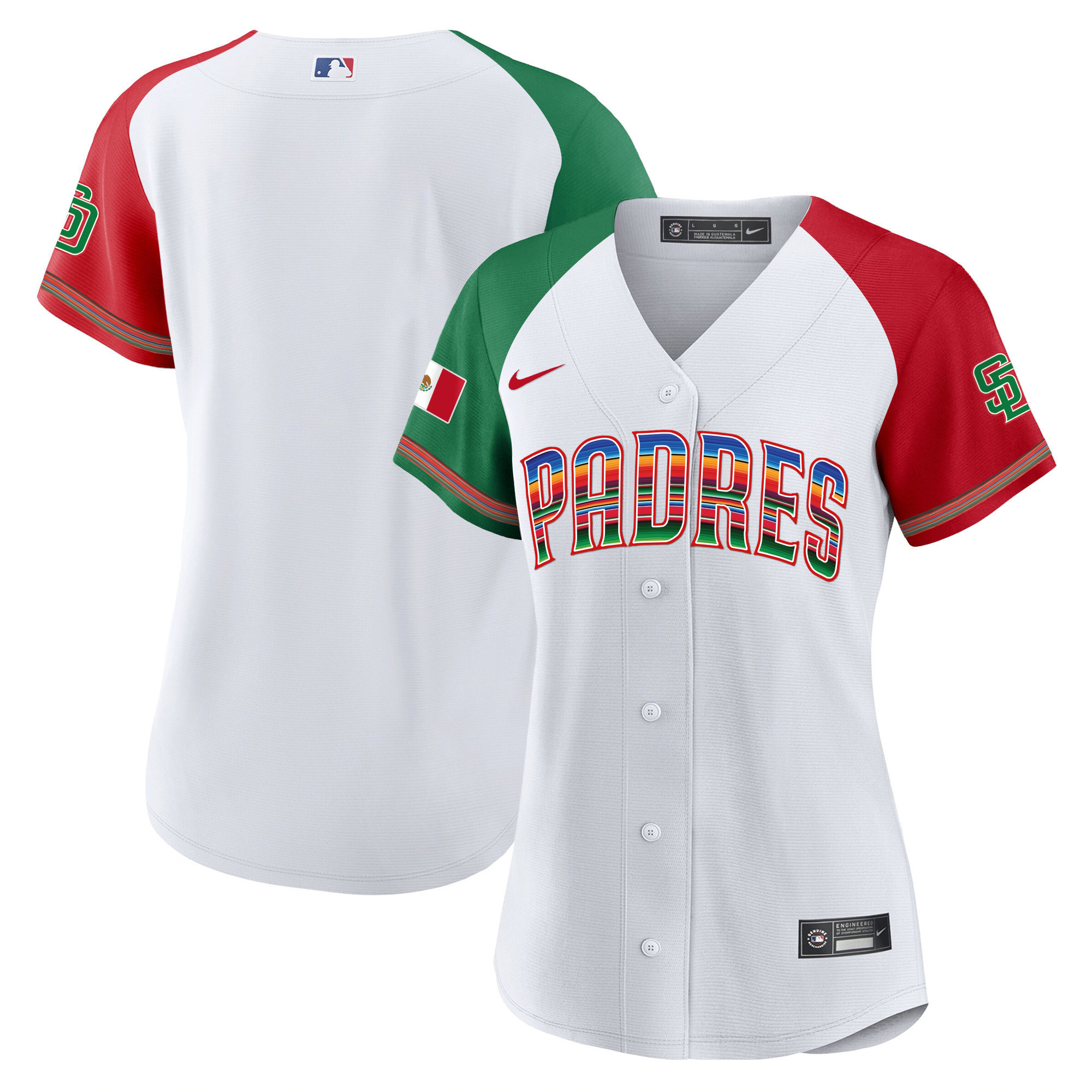 Team Women's San Diego Padres Mexico Cool Base Limited Alternate Jersey