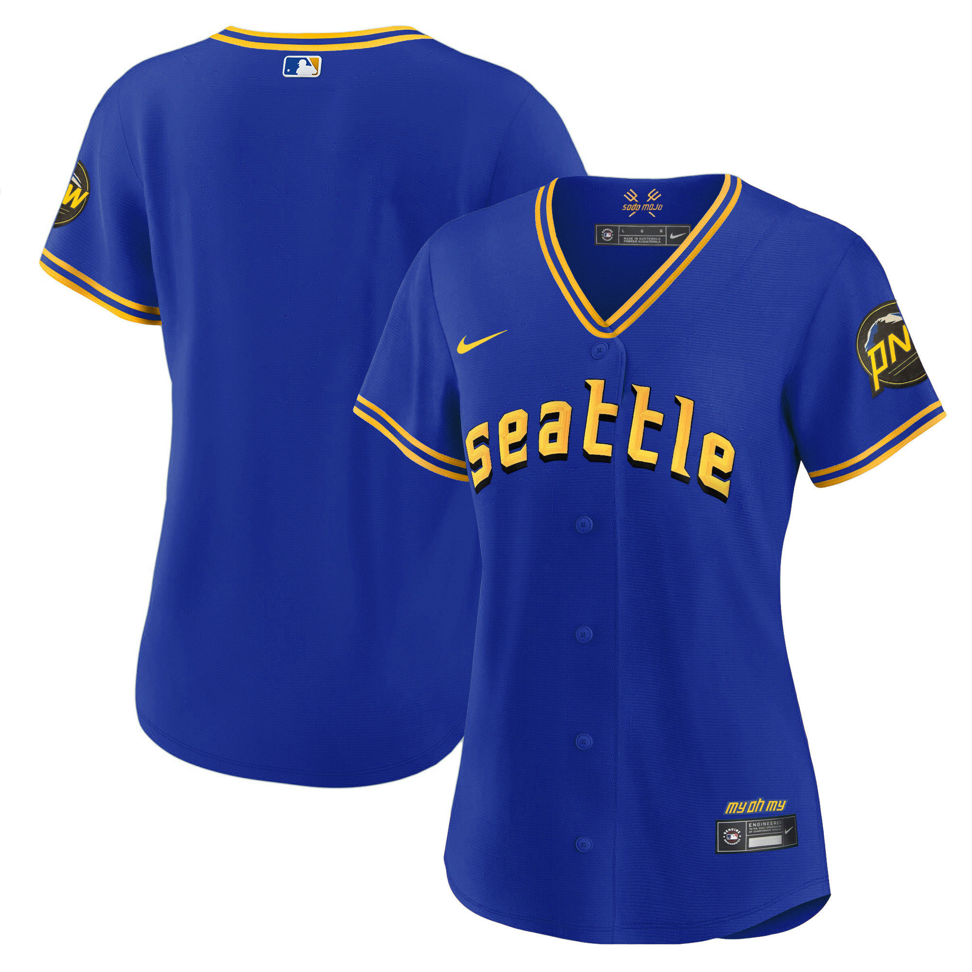Team Women's Seattle Mariners City Connect Fan Made Royal Jersey