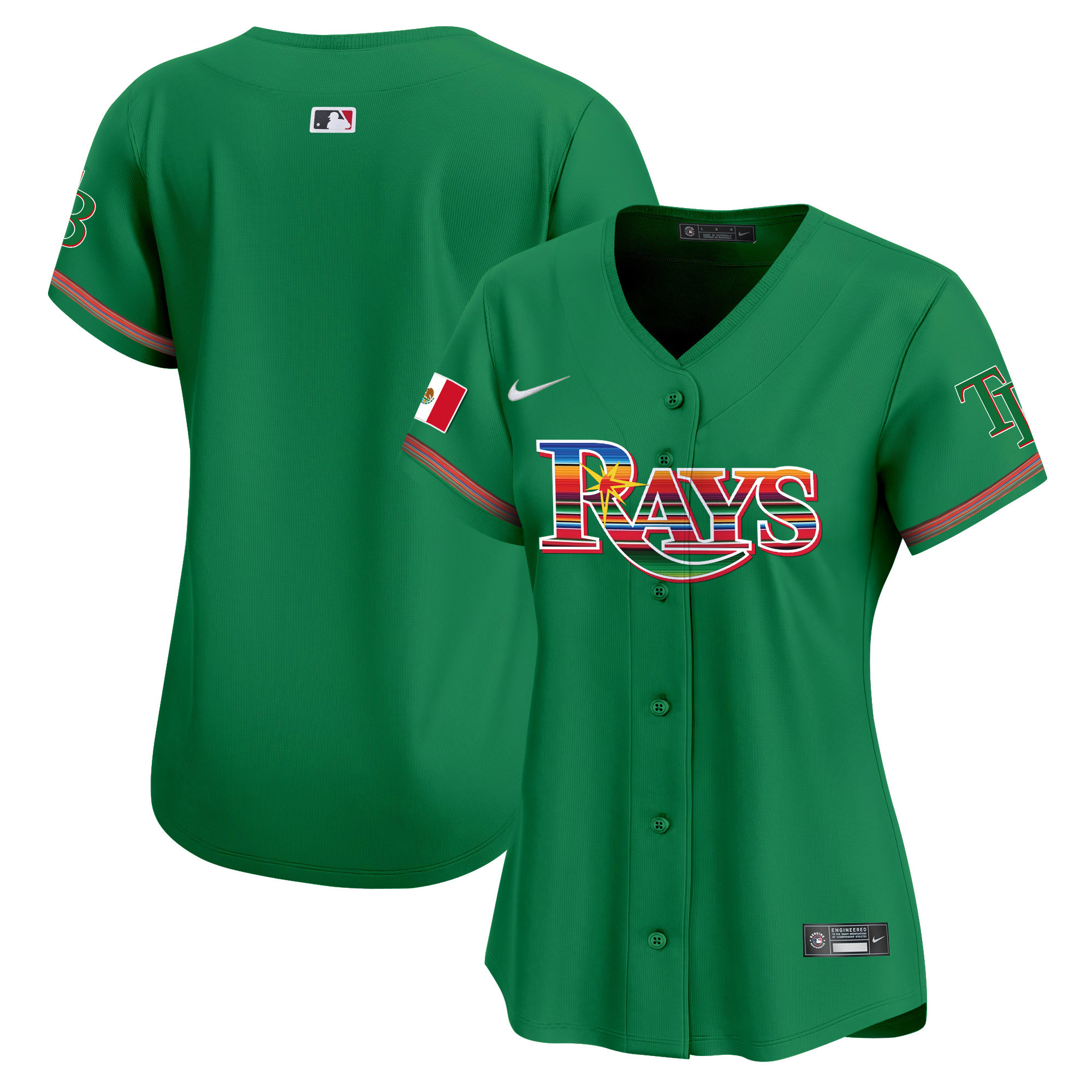 Team Women's Tampa Bay Rays Mexico Vapor Premier Limited Green Jersey
