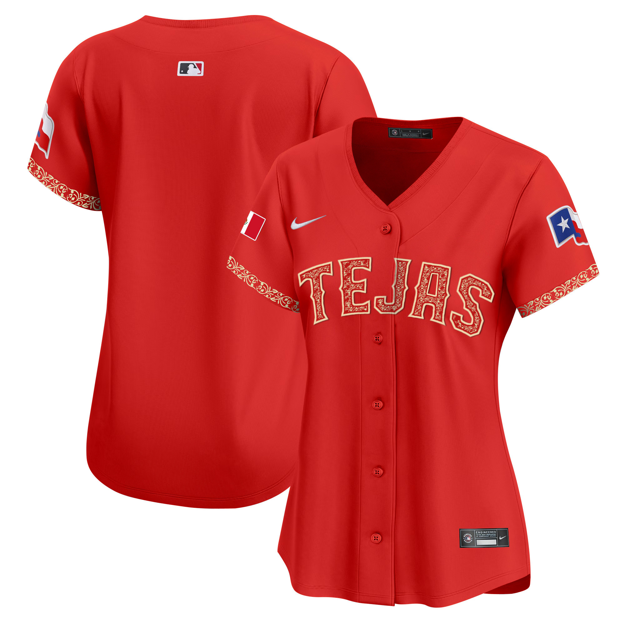 Team Women's Texas Rangers Mexico Vapor Premier Limited Red Jersey
