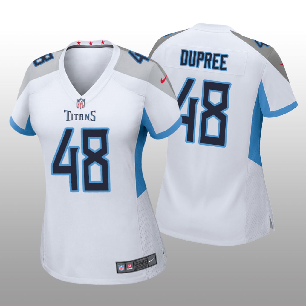Tennessee Titans Bud Dupree White Jersey Game - Women's