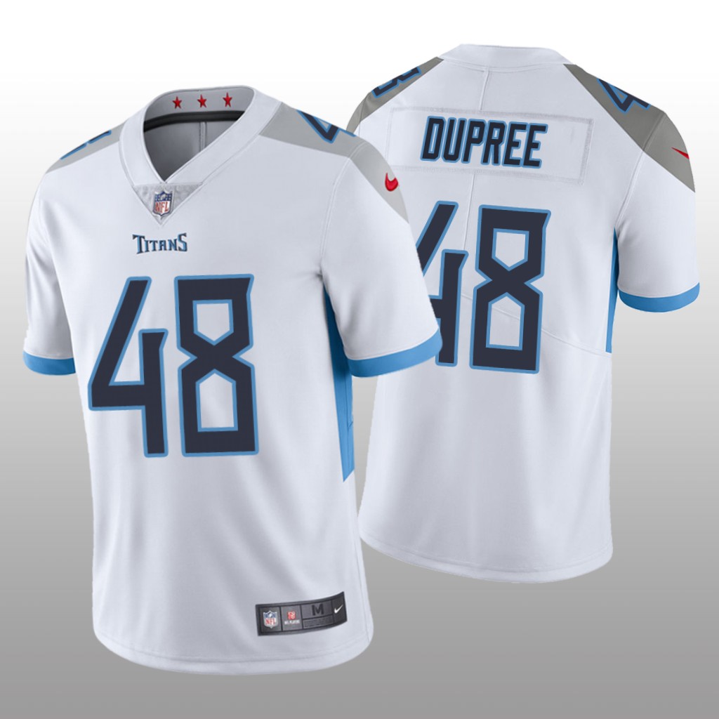 Tennessee Titans Bud Dupree White Jersey Vapor Limited - Men's