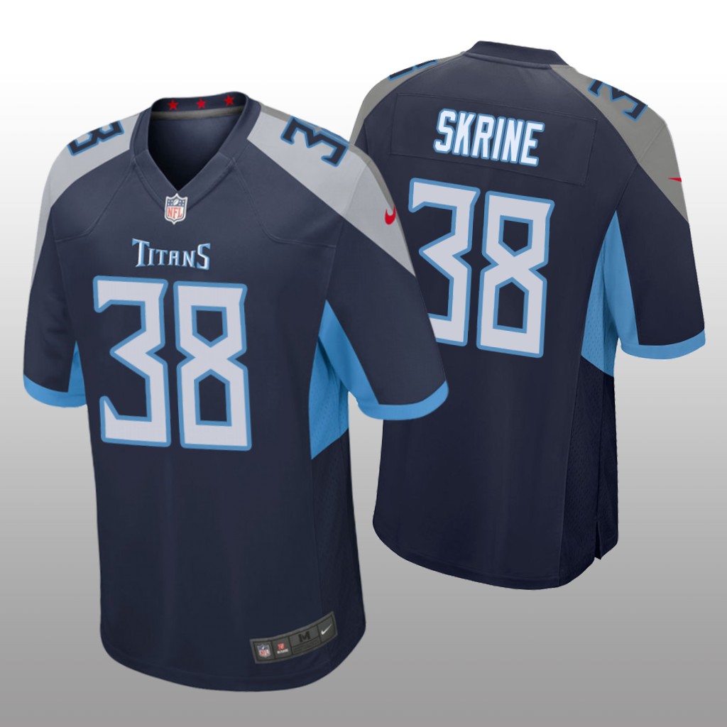 Tennessee Titans Buster Skrine Navy Jersey Game - Men's