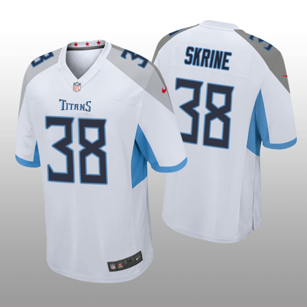 Tennessee Titans Buster Skrine White Jersey Game - Men's