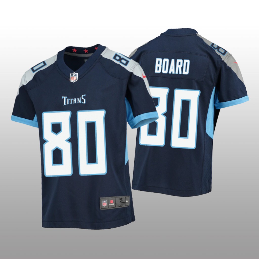 Tennessee Titans C.J. Board Navy Jersey Game - Youth