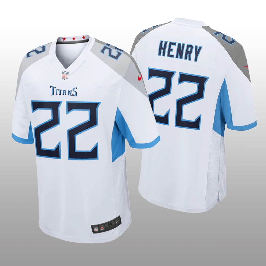 Tennessee Titans Derrick Henry White Jersey Game - Men's