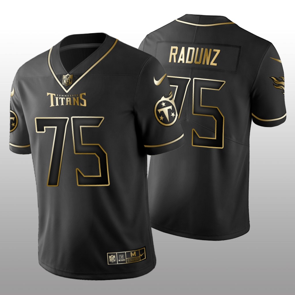 Tennessee Titans Dillon Radunz Black Jersey Golden Edition Men's