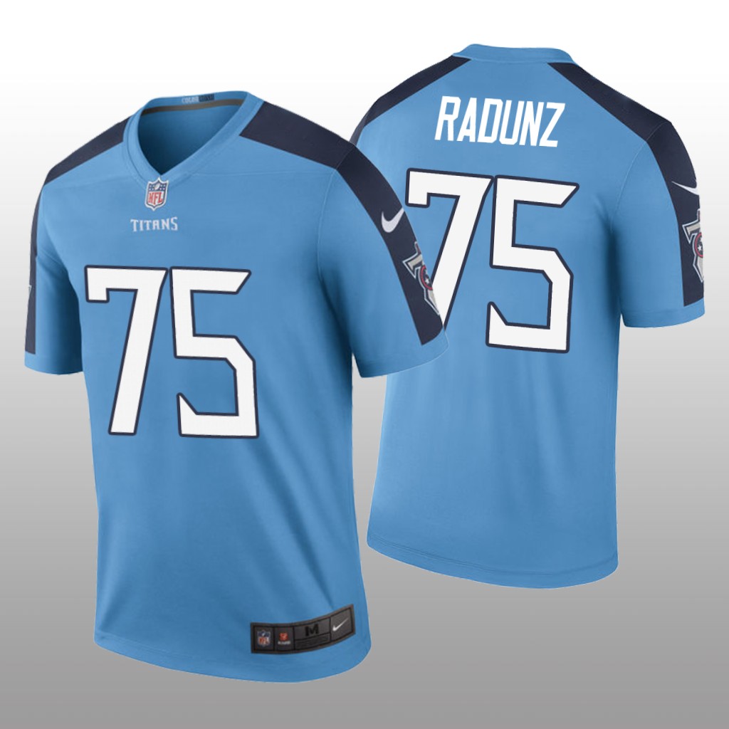 Tennessee Titans Dillon Radunz Light Blue Jersey Color Rush Legend - Men's