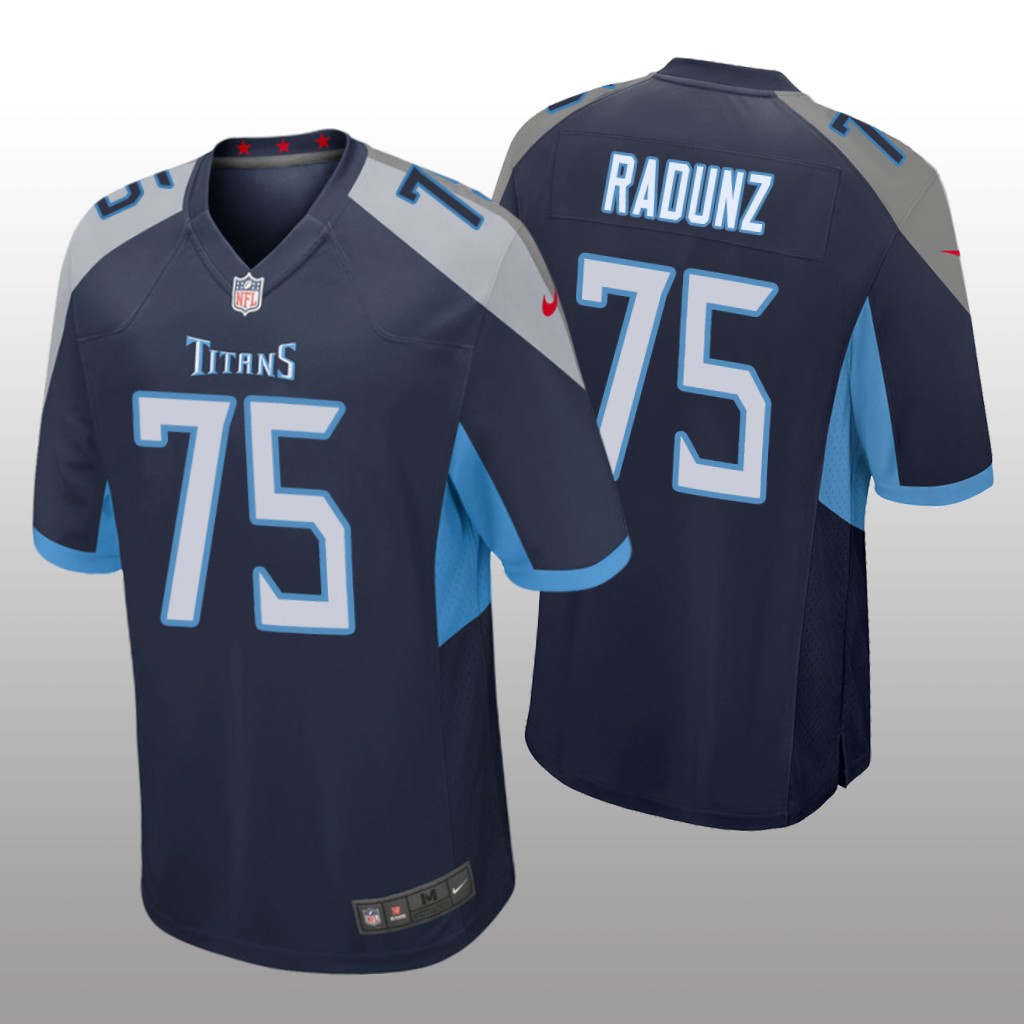 Tennessee Titans Dillon Radunz Navy Jersey Game - Men's