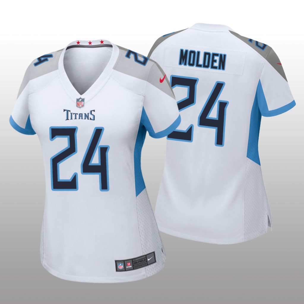 Tennessee Titans Elijah Molden White Jersey Game - Women's