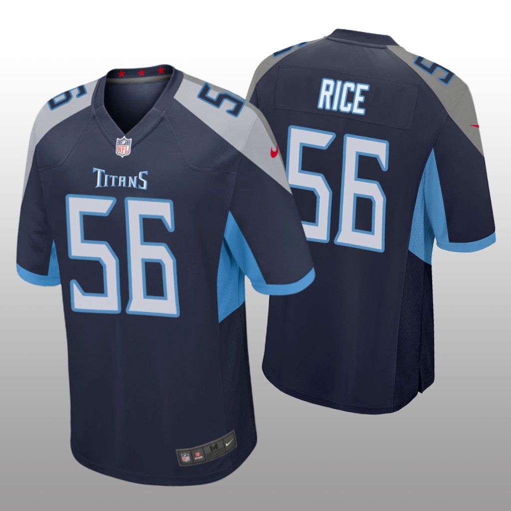 Tennessee Titans Monty Rice Navy Jersey Game - Men's