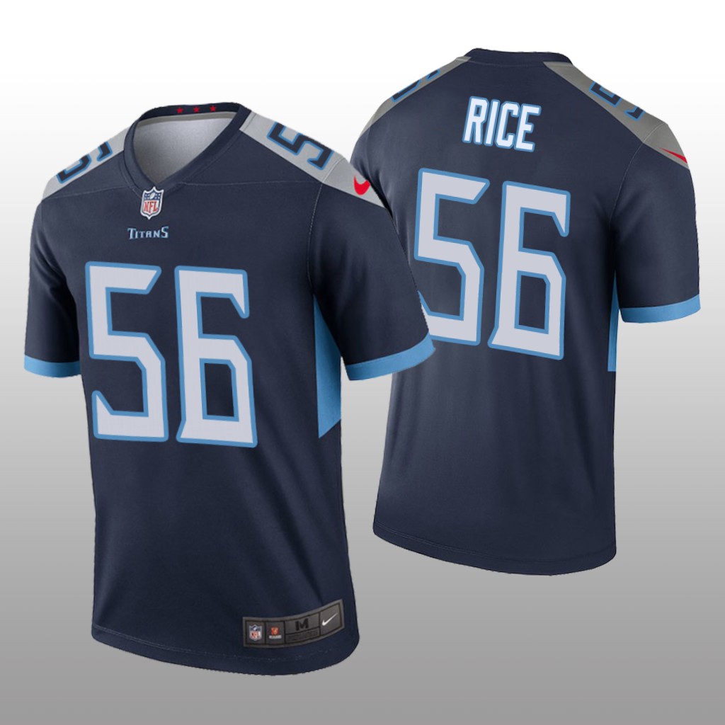 Tennessee Titans Monty Rice Navy Jersey Legend - Men's