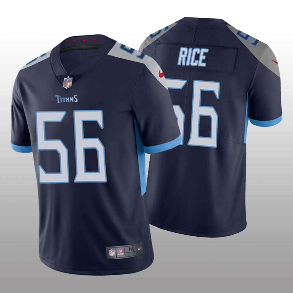 Tennessee Titans Monty Rice Navy Jersey Vapor Limited - Men's