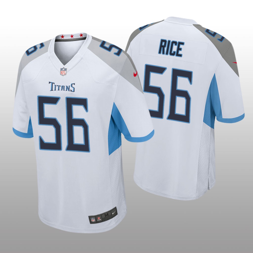 Tennessee Titans Monty Rice White Jersey Game - Men's