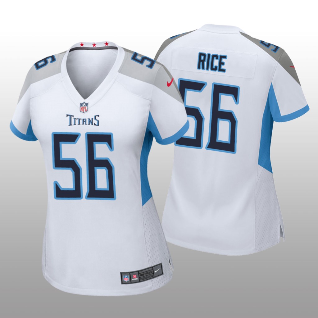 Tennessee Titans Monty Rice White Jersey Game - Women's