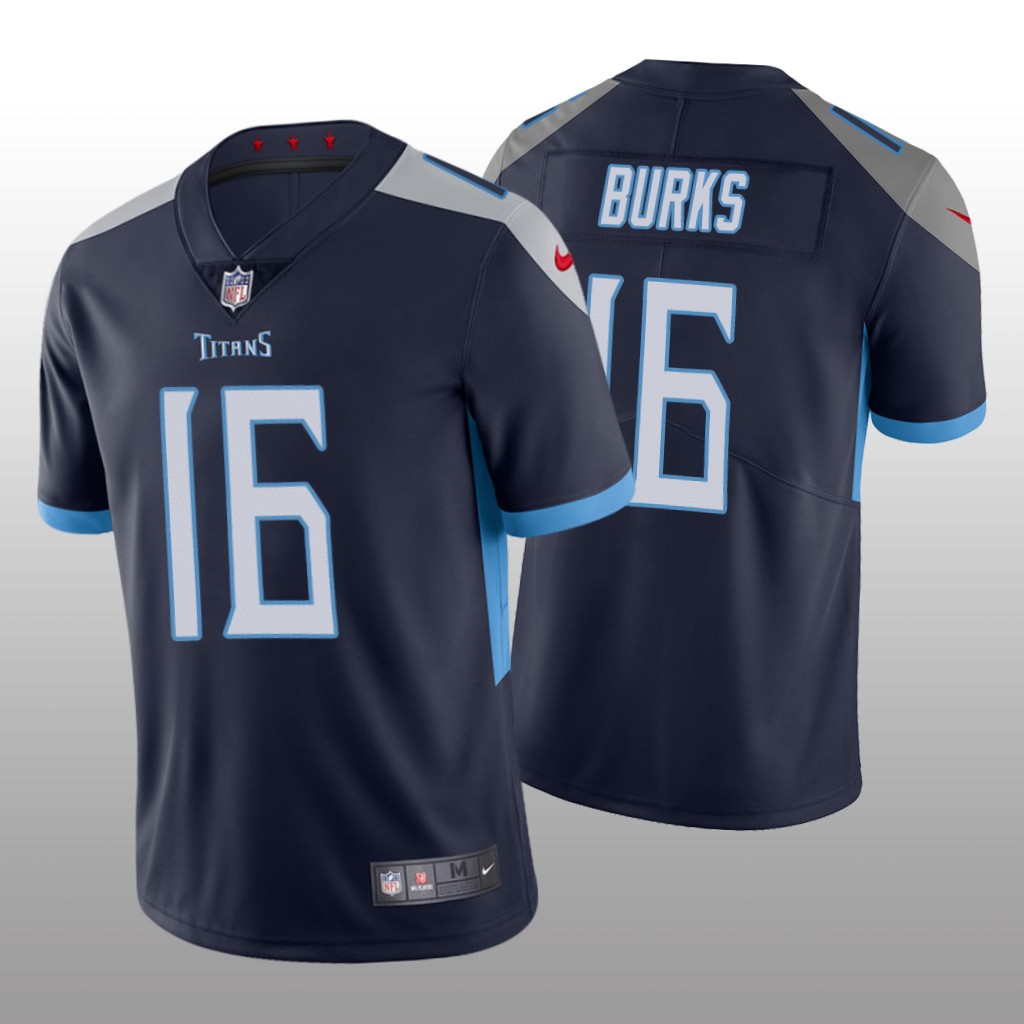 Tennessee Titans Navy Draft Vapor Limited Treylon Burks Jersey