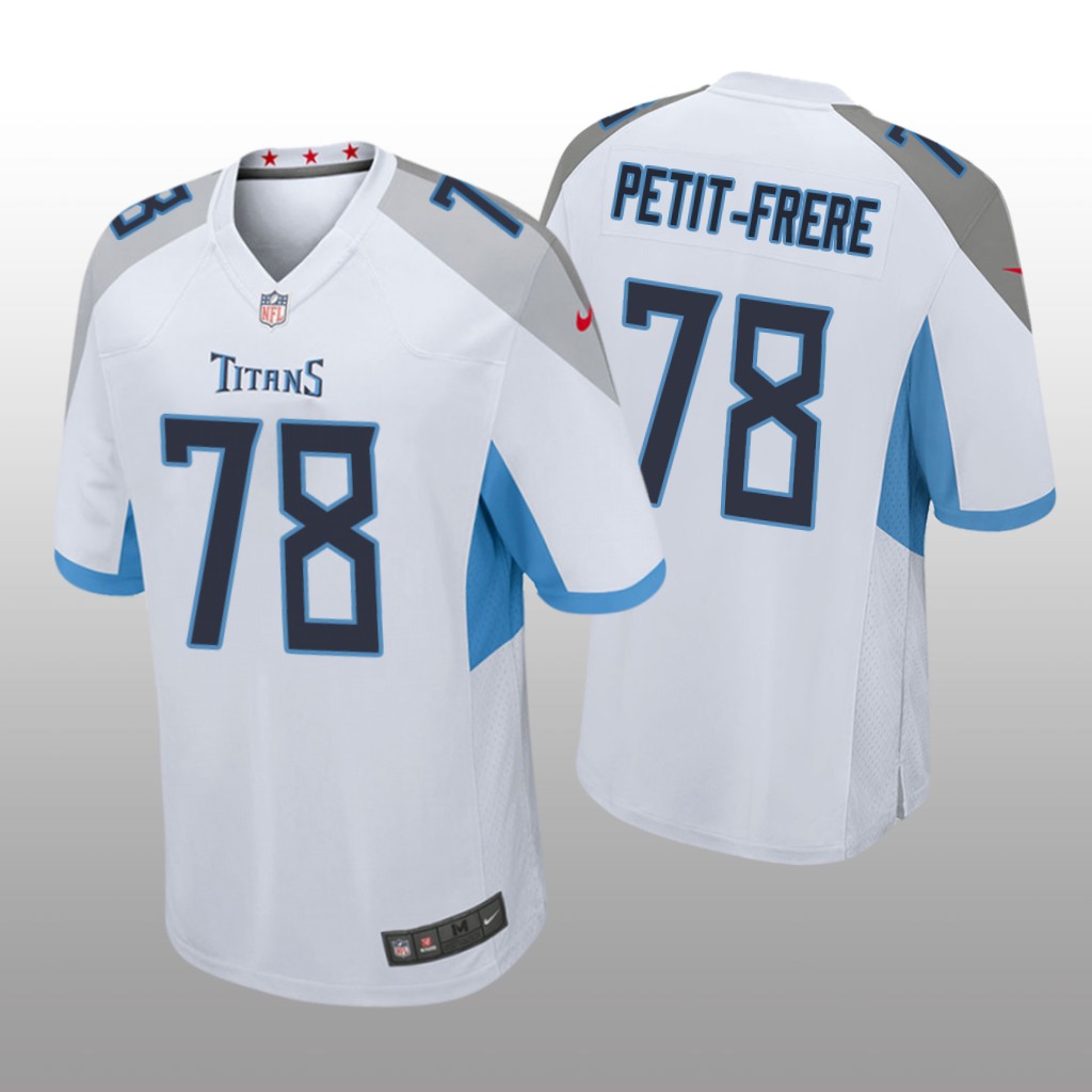 Tennessee Titans Nicholas Petit-Frere White Jersey Game - Men's
