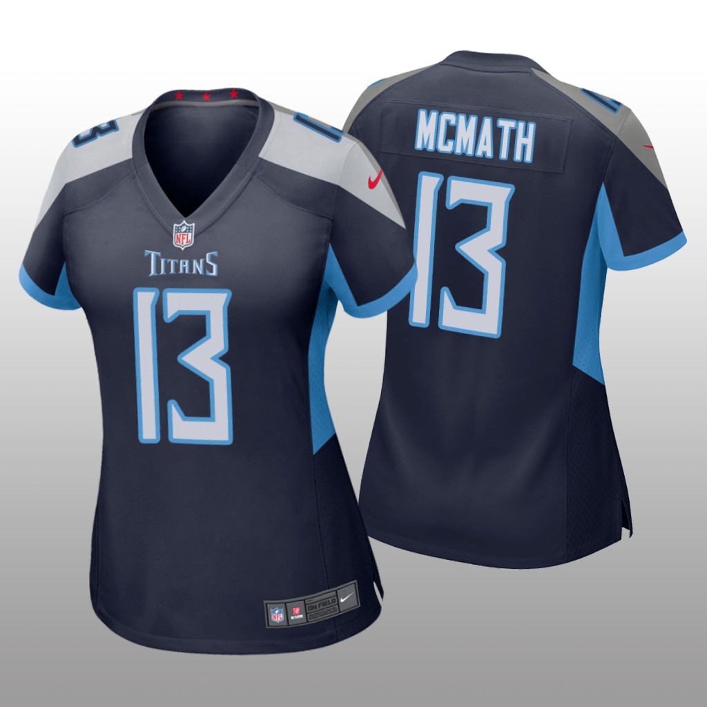 Tennessee Titans Racey McMath Navy Jersey Game - Women's