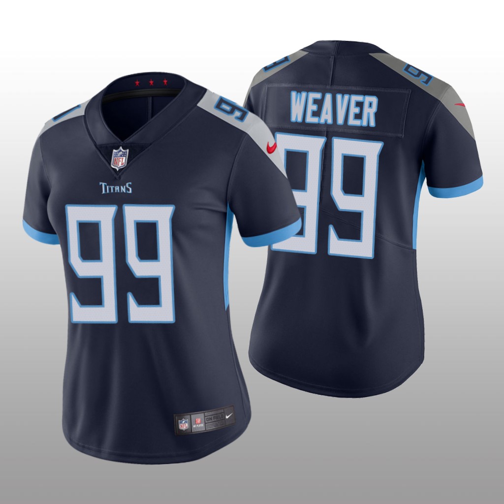 Tennessee Titans Rashad Weaver Navy Jersey Vapor Limited - Women's