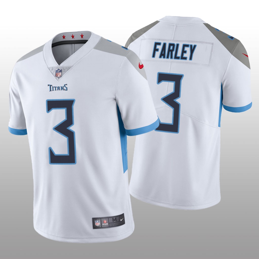 Tennessee Titans White  Draft Vapor Limited Caleb Farley Jersey