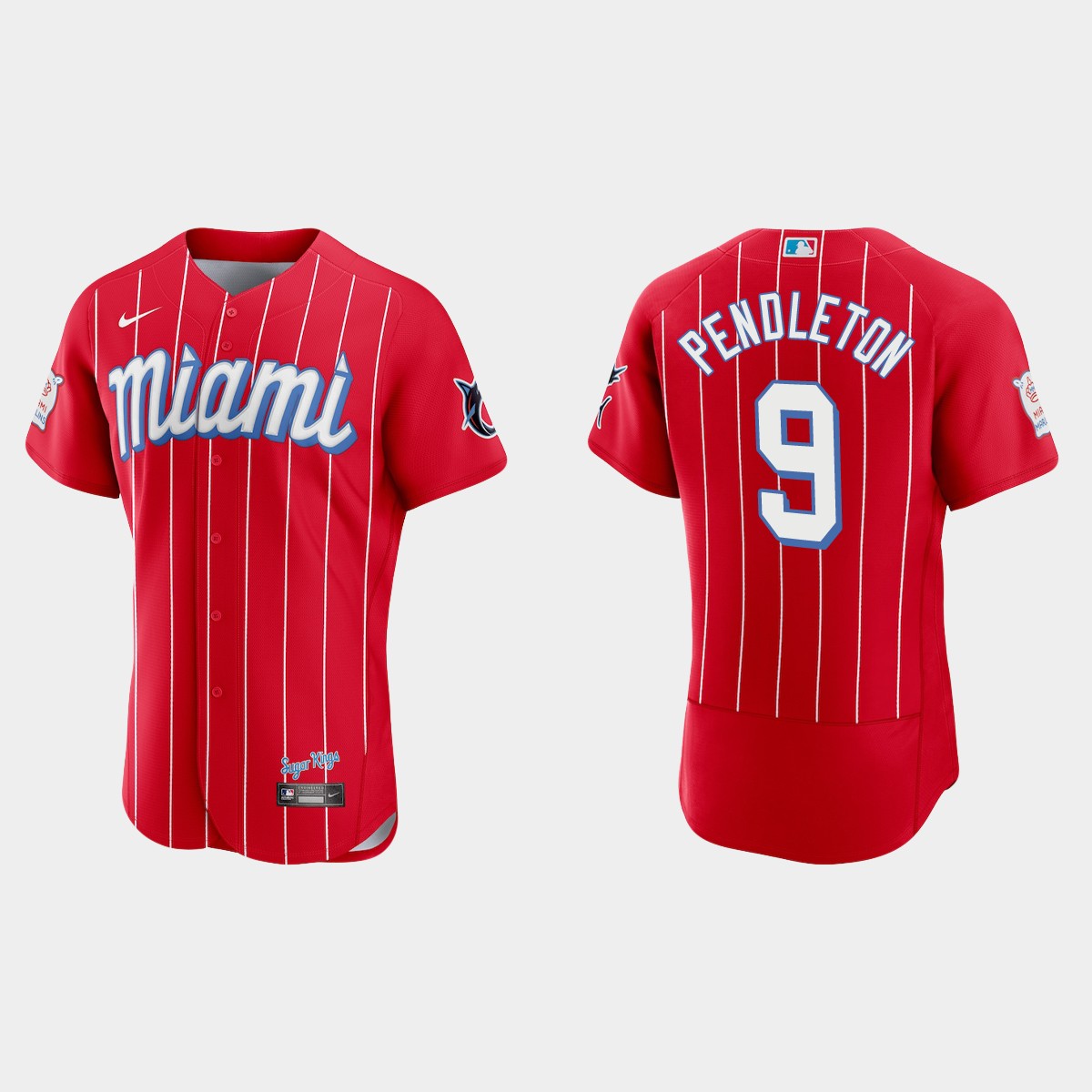 Terry Pendleton Miami Marlins  City Connect Jersey - Red
