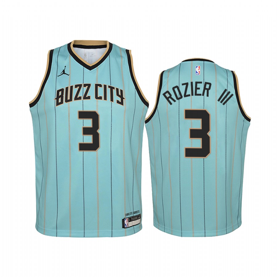 Terry Rozier III Charlotte Hornets  Buzz City Youth Jersey - Mint Green