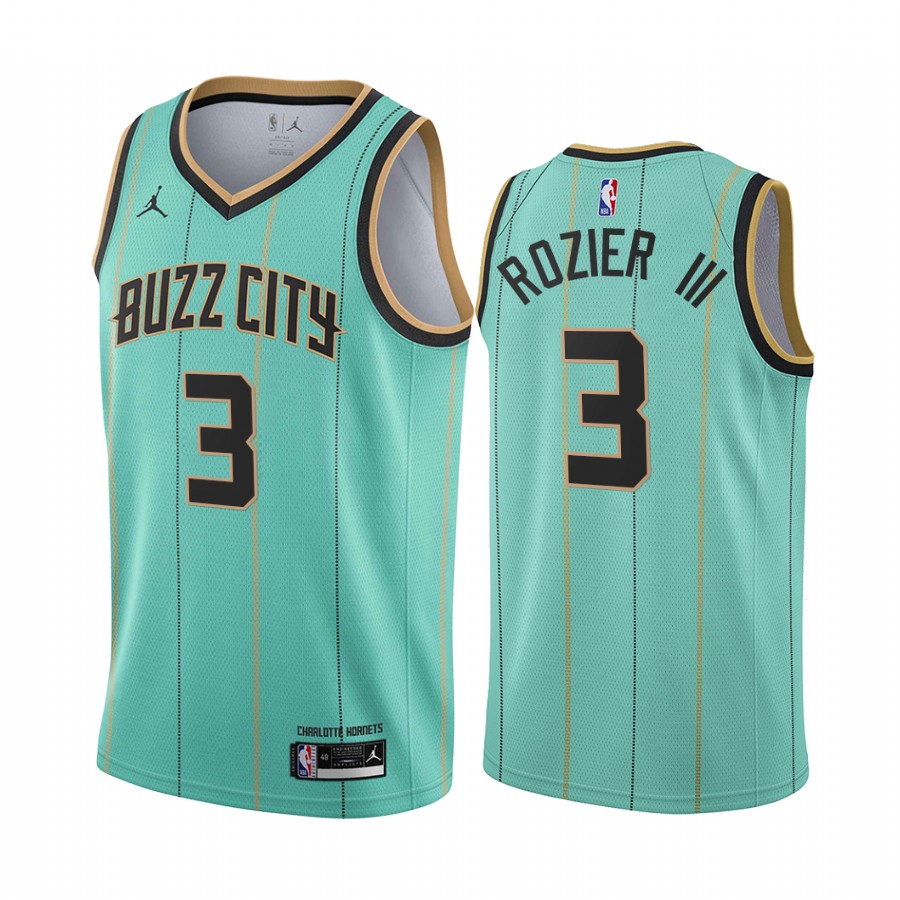 Terry Rozier III Charlotte Hornets  Mint Green Buzz City Jersey