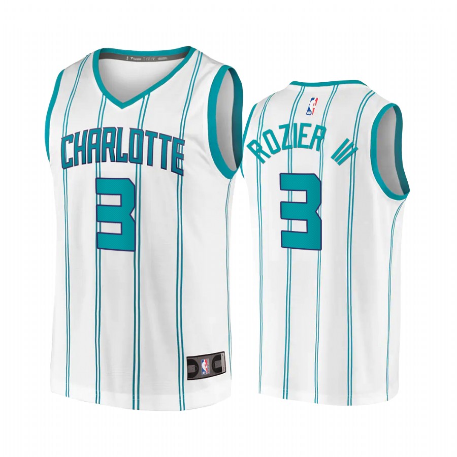 Terry Rozier III Charlotte Hornets White Association  Jersey