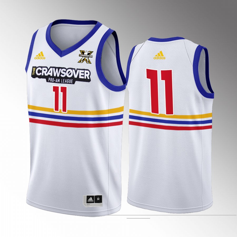 The CrawsOver Pro-Am Trae Young Atlanta Hawks White #11 Jersey Seattle 