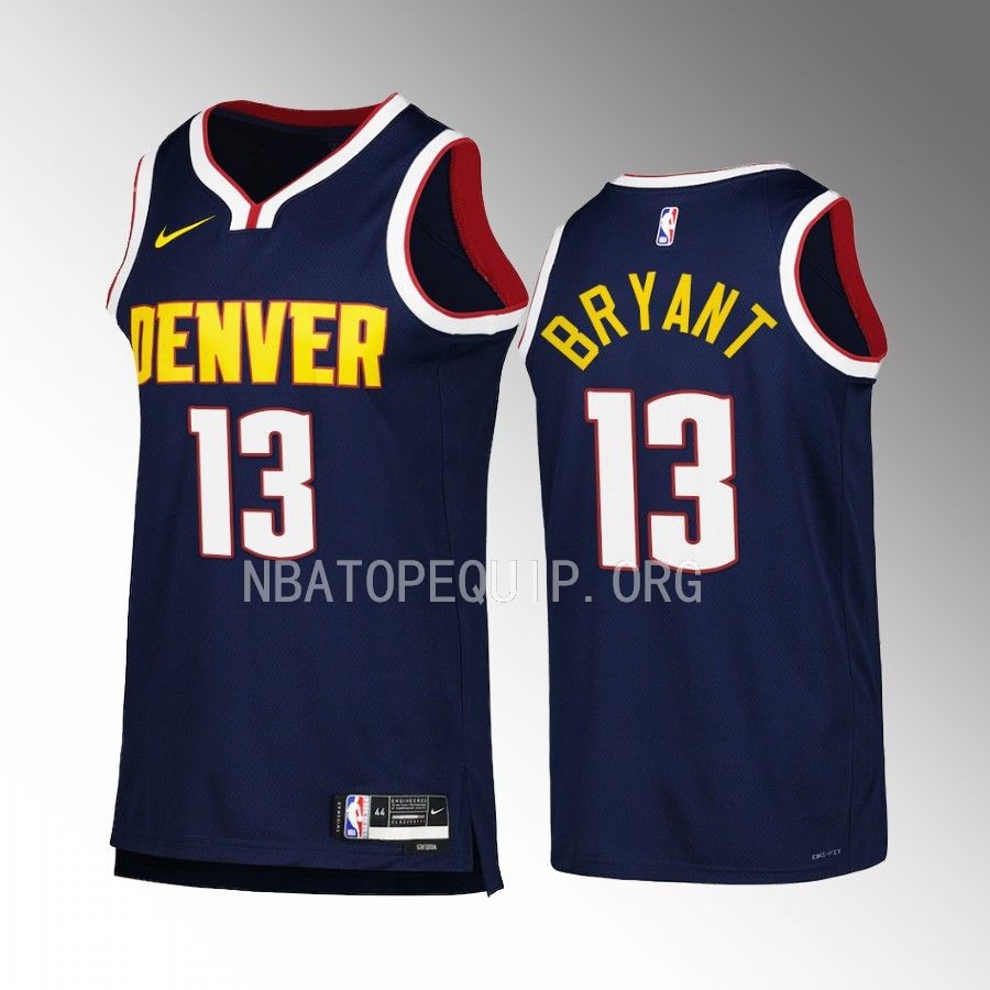 Thomas Bryant Denver Nuggets #13 Navy Jersey Icon Edition Swingman