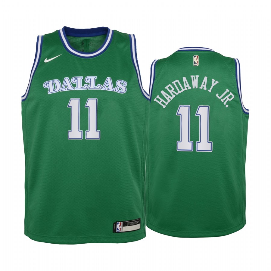 Tim Hardaway Jr. Dallas Mavericks  City Edition Youth Jersey - Green