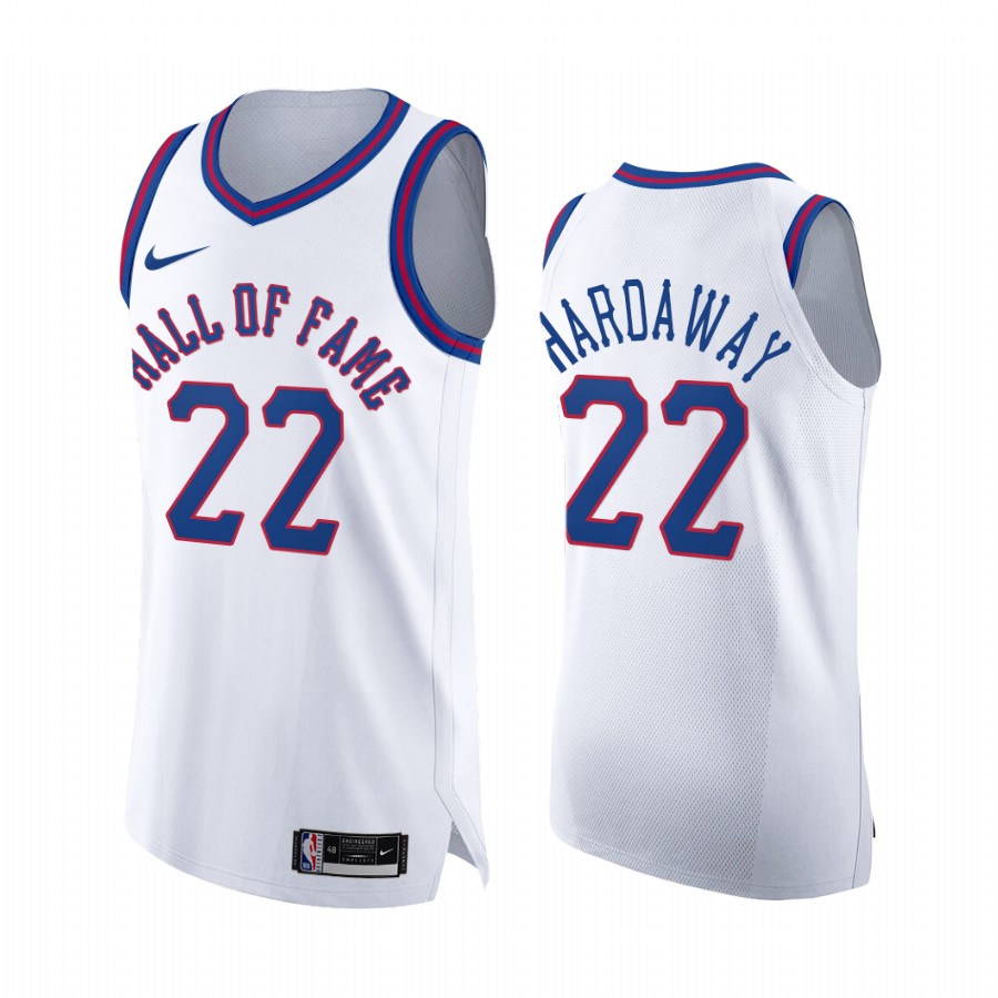 Tim Hardaway Naismith Memorial Hall of Fame Class Miami Heat White Jersey #10