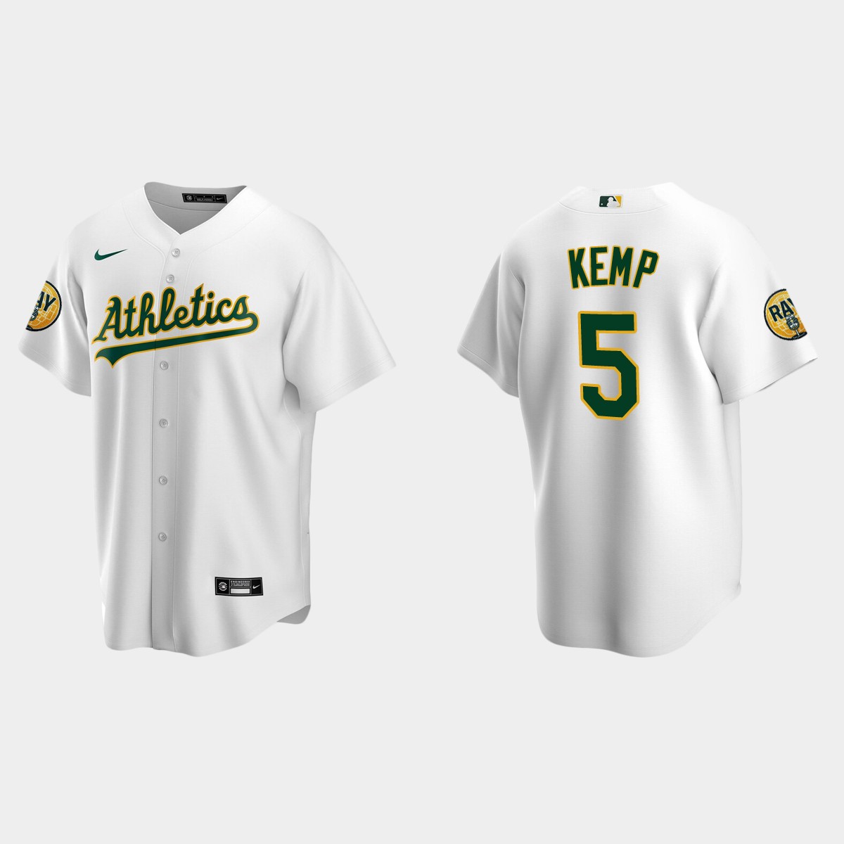 Tony Kemp Oakland Athletics Ray Fosse Patch Jersey - White