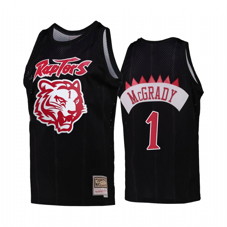 Toronto Raptors Lunar New Year of Tiger Tracy McGrady Jersey Black Classic