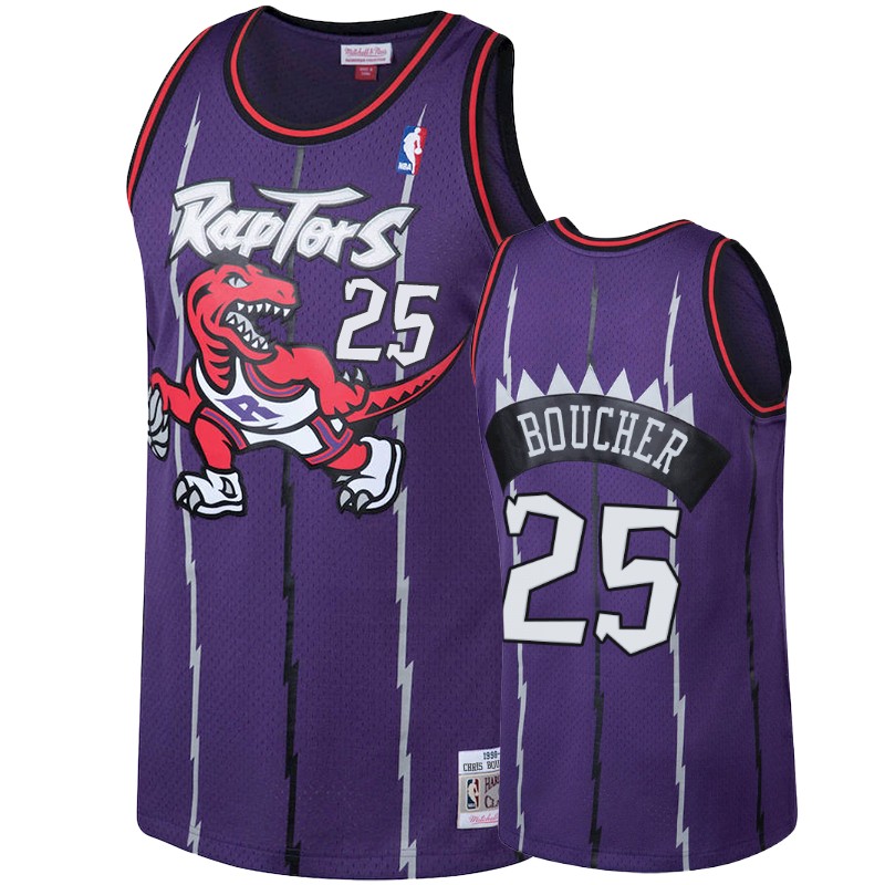 Toronto Raptors #25 Chris Boucher Purple 1998-99 Hardwood Classics Jersey