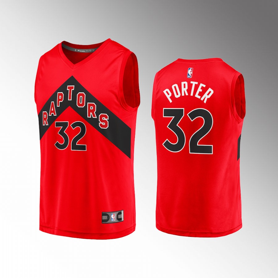 Toronto Raptors #32 Otto Porter Jr. Icon Edition Jersey Fast Break Red