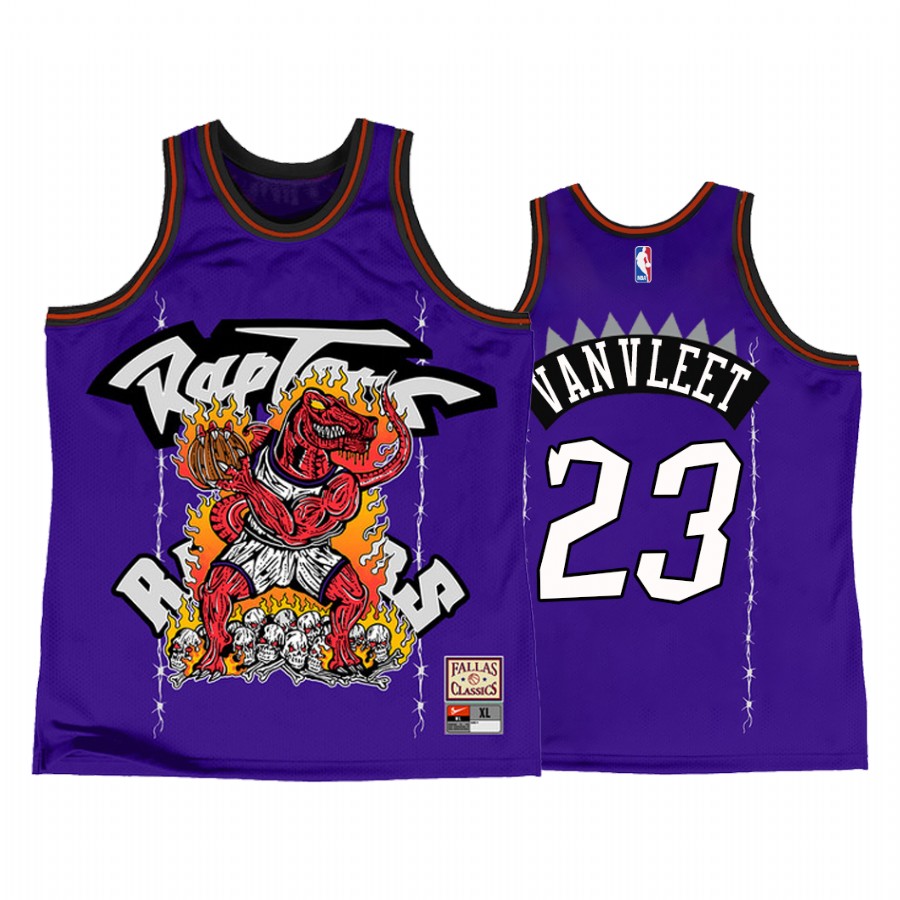 Toronto Raptors Fred VanVleet #23 Purple Warren Lotas Jersey