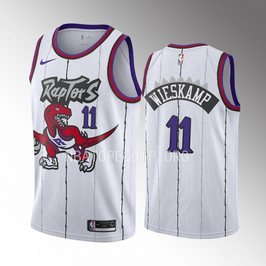Toronto Raptors Joe Wieskamp Classic Edition White #11 Jersey Swingman
