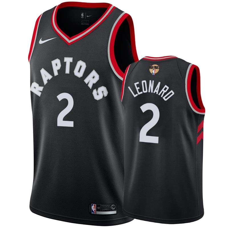 Toronto Raptors Kawhi Leonard Black Finals Swingman Statement Men's Jersey