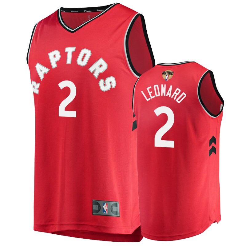 Toronto Raptors Kawhi Leonard Red Finals Icon Jersey