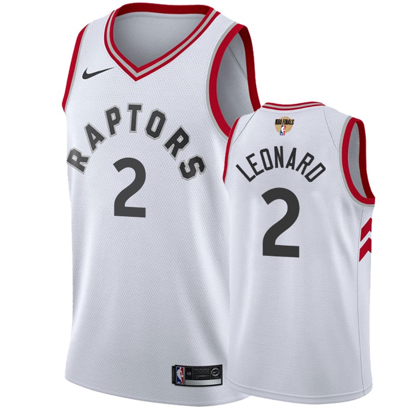Toronto Raptors Kawhi Leonard White Finals Swingman Association Men's Jersey