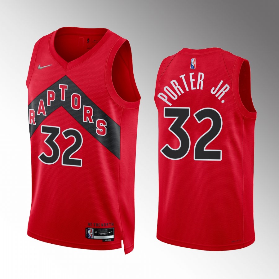 Toronto Raptors Otto Porter Jr. #32 Icon Edition Red Jersey Trade
