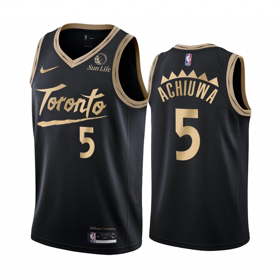 Toronto Raptors Precious Achiuwa Black City Edition Jersey
