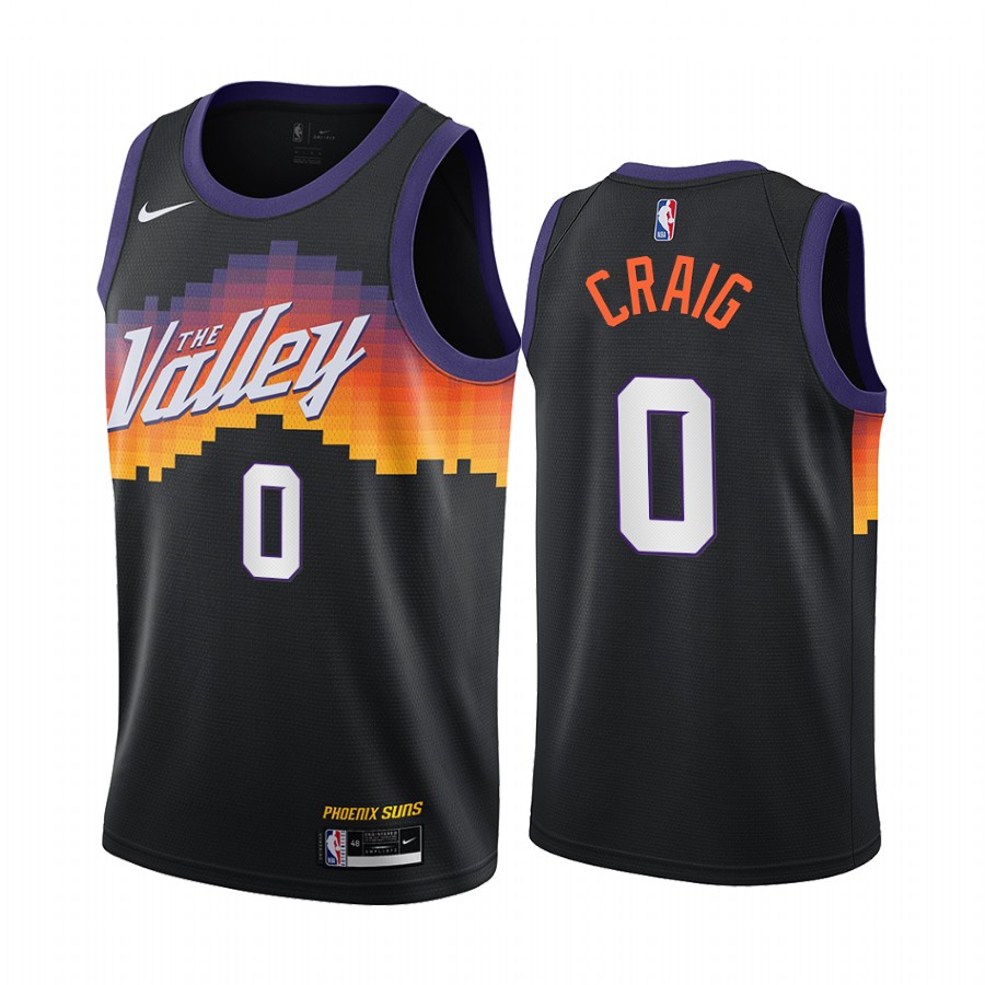 Torrey Craig Phoenix Suns Black #0 City Edition Jersey 75th Diamond Badge