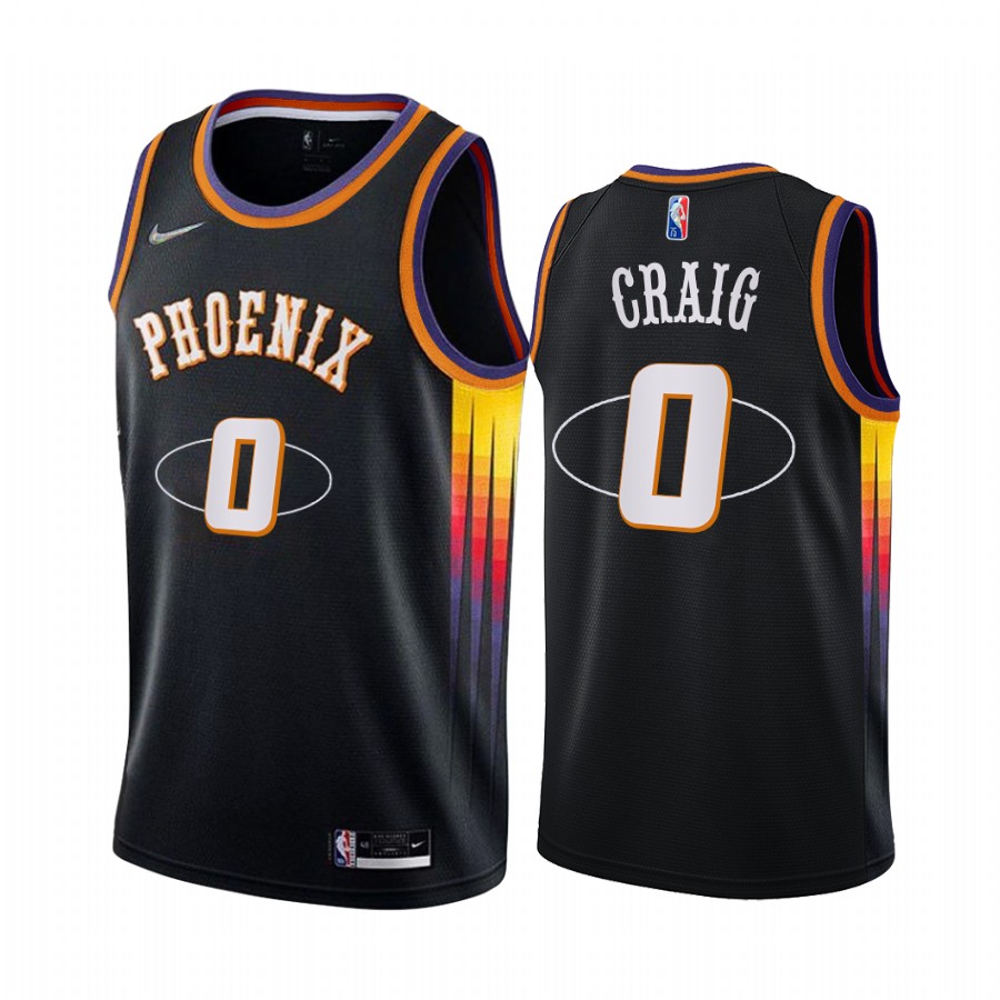 Torrey Craig Phoenix Suns Black #0 Mixtape Edition Jersey Diamond Badge