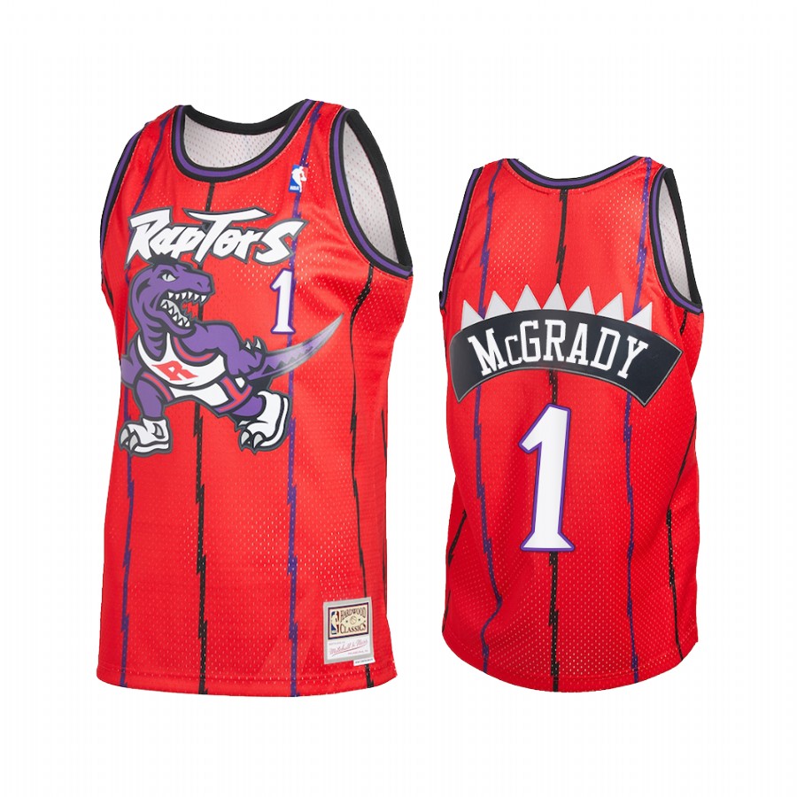 Tracy McGrady #1 Toronto Raptors  Reload 2.0 Jersey Red